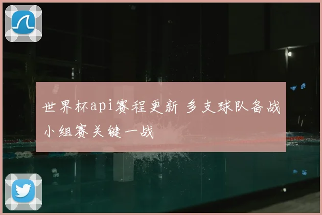 世界杯api赛程更新 多支球队备战小组赛关键一战