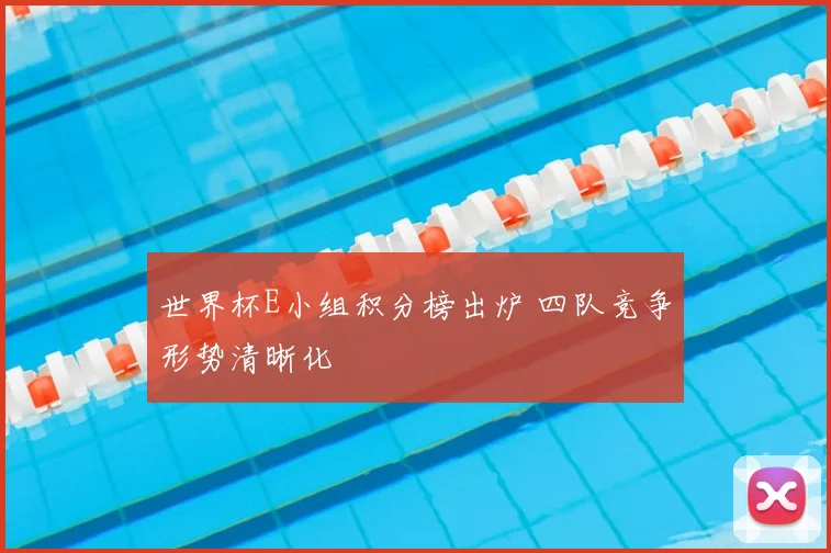 世界杯E小组积分榜出炉 四队竞争形势清晰化